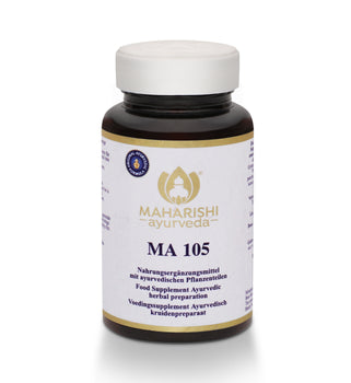 Ayurvedisches Produkt in Produktaufnahme