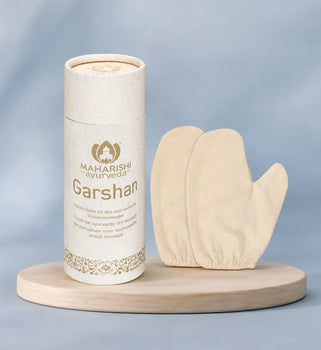 Garshan-Handschuhe für die ayurvedische Trockenmassage