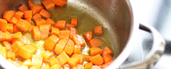 Birnen- und Mangodessert