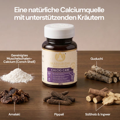 Ayurvedisches Produkt in Produktaufnahme
