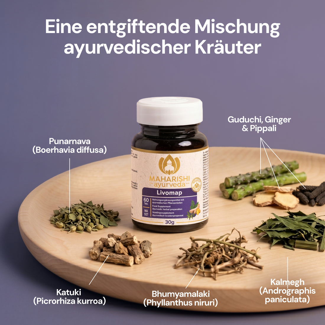 Ayurveda-Produkt – Detailaufnahme