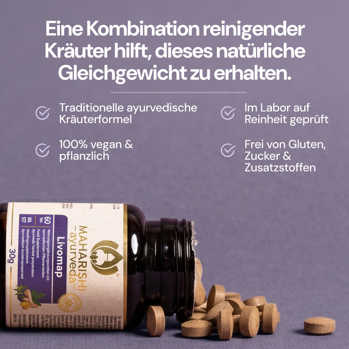 Ayurveda-Produkt – Detailaufnahme