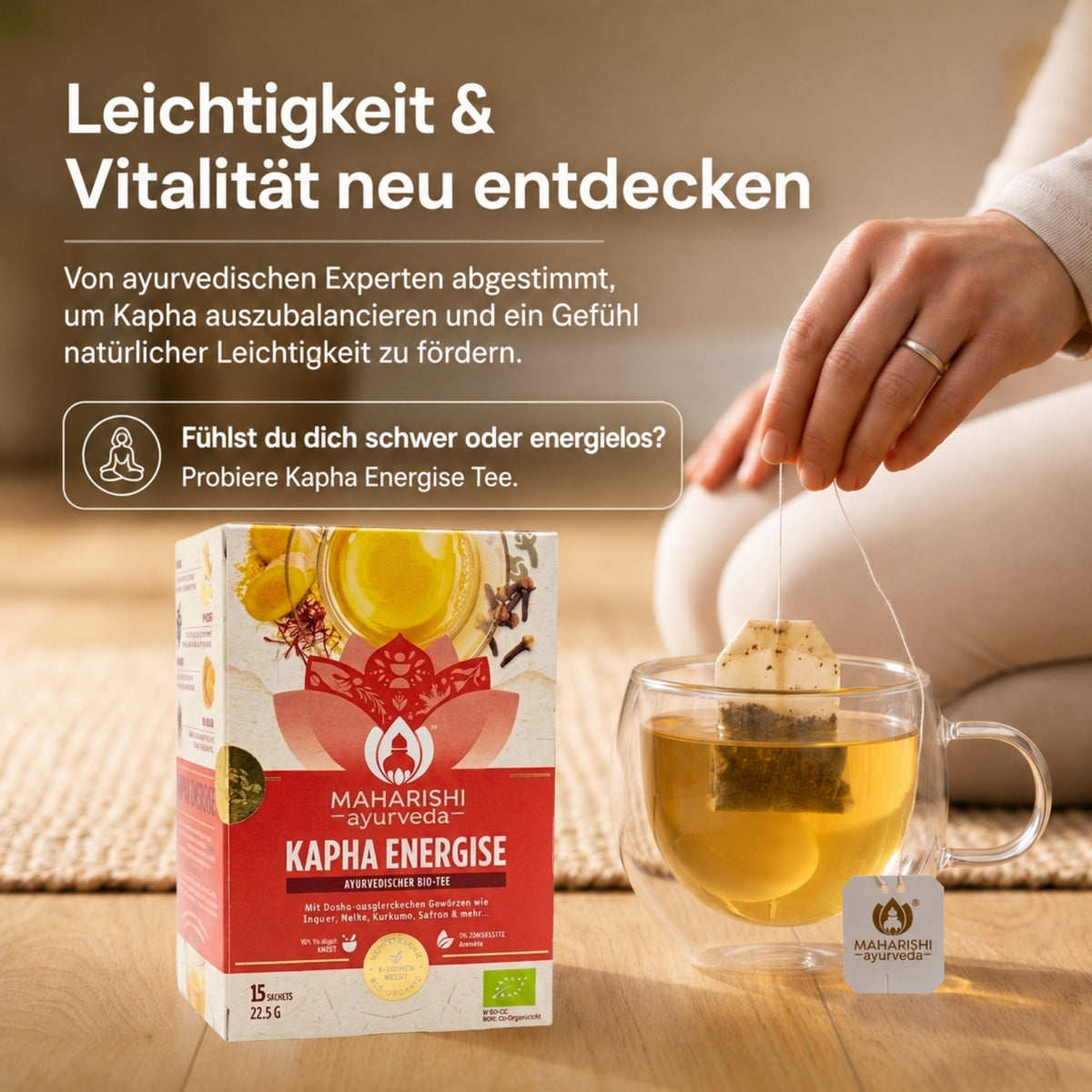 Organic Kapha Soothe Tea mit ayurvedischen Kräutern