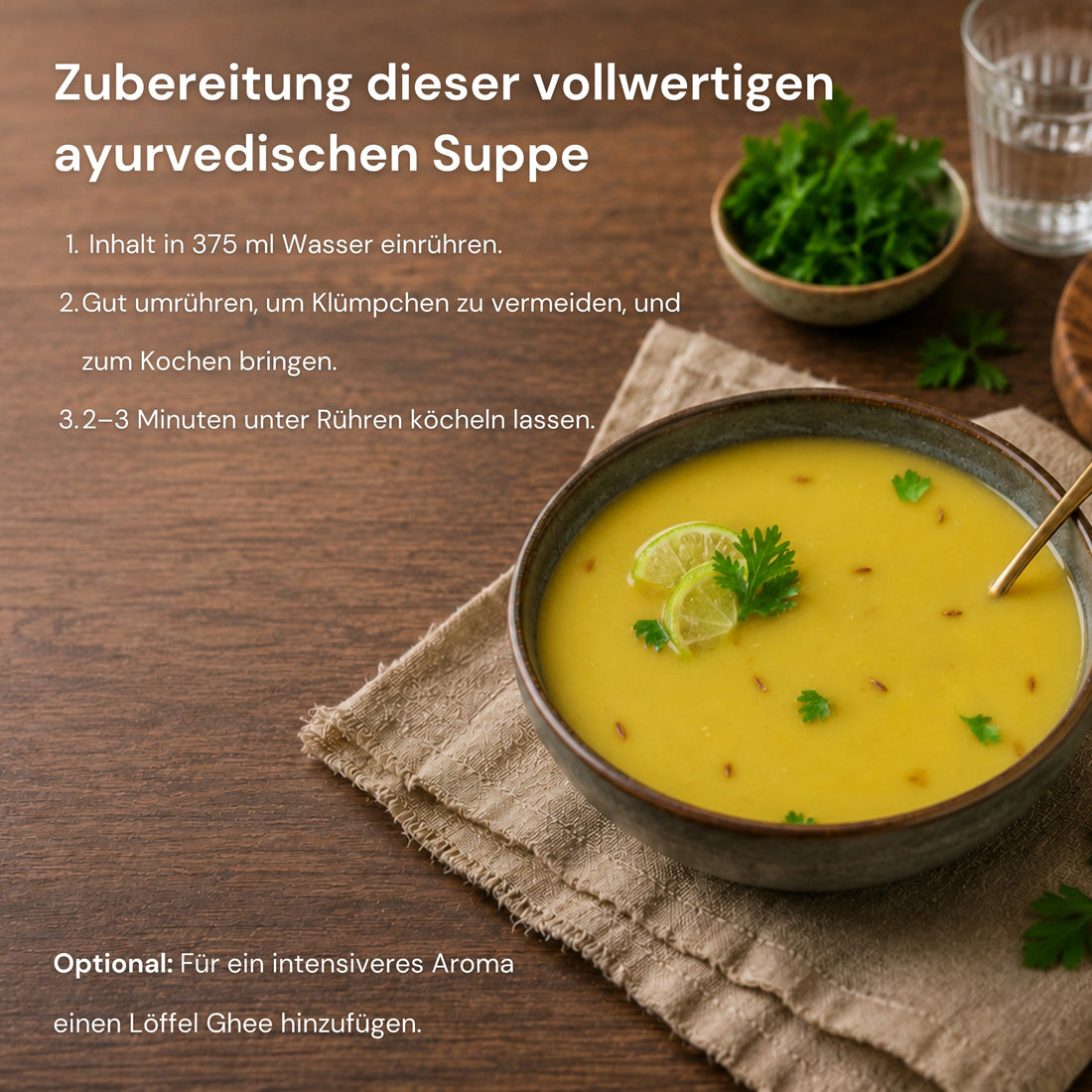 Ayurveda Produktdarstellung