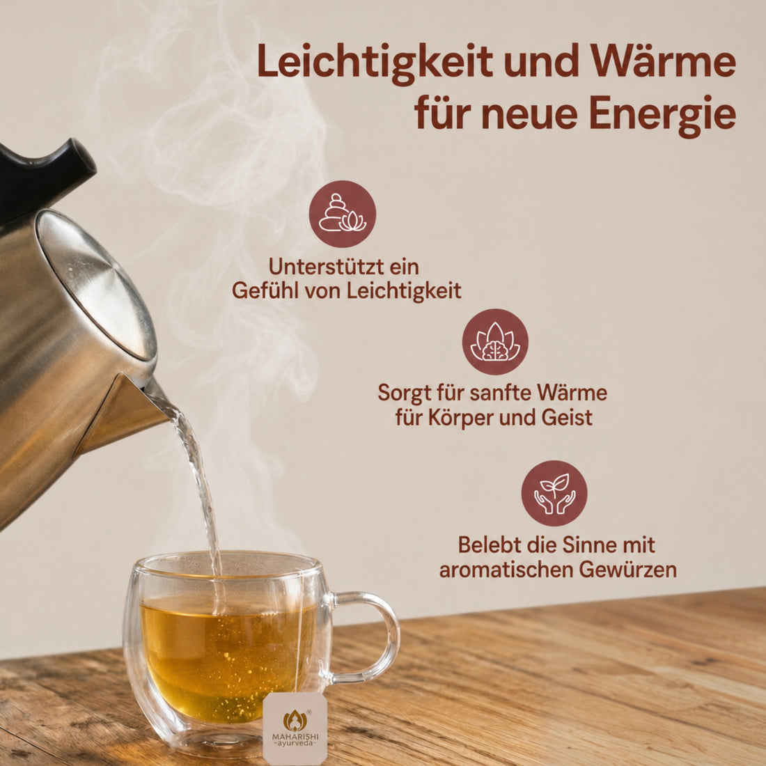 Kapha Soothe Tea für die tägliche ayurvedische Teeroutine