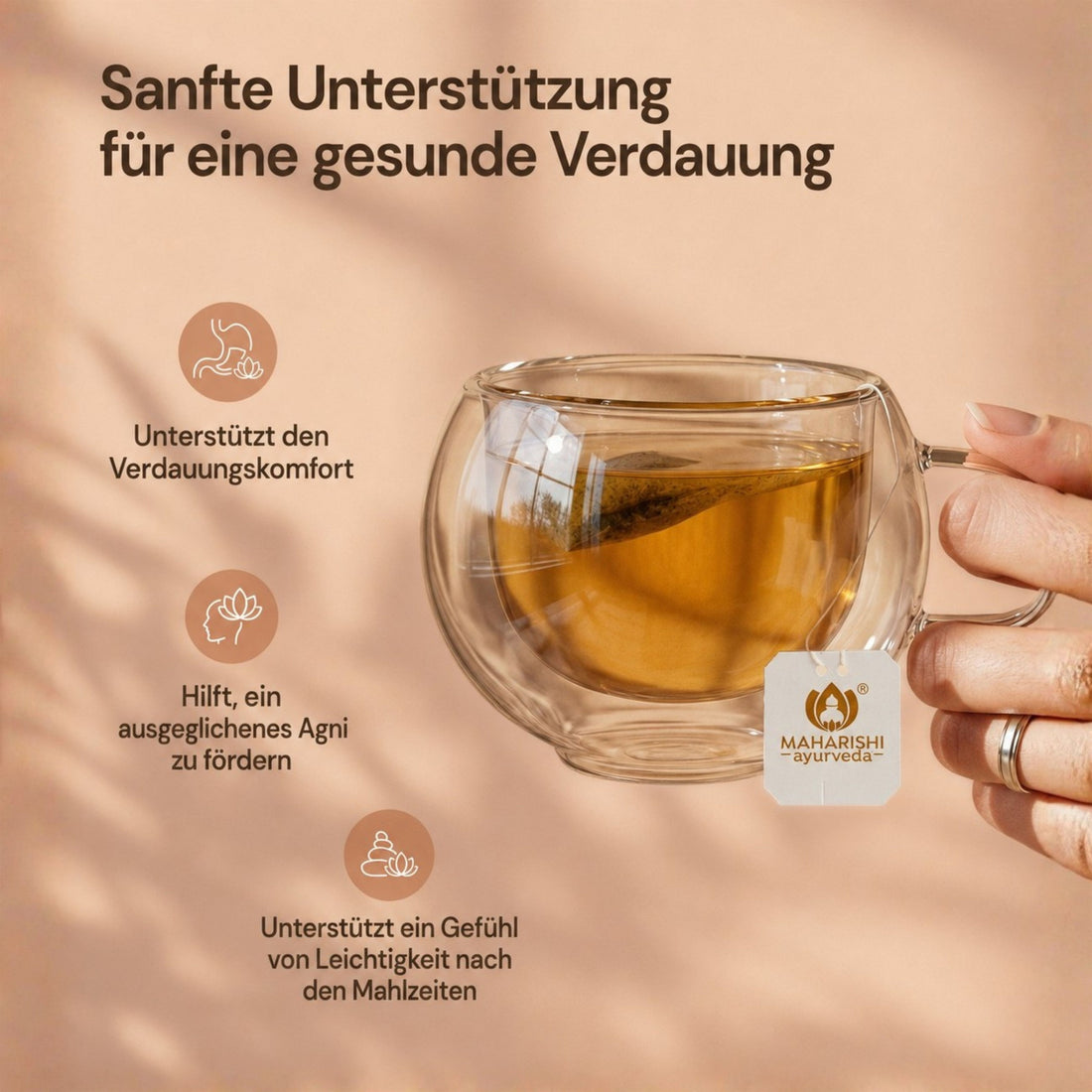 Digestive Balance Tea für eine ayurvedische Teeroutine