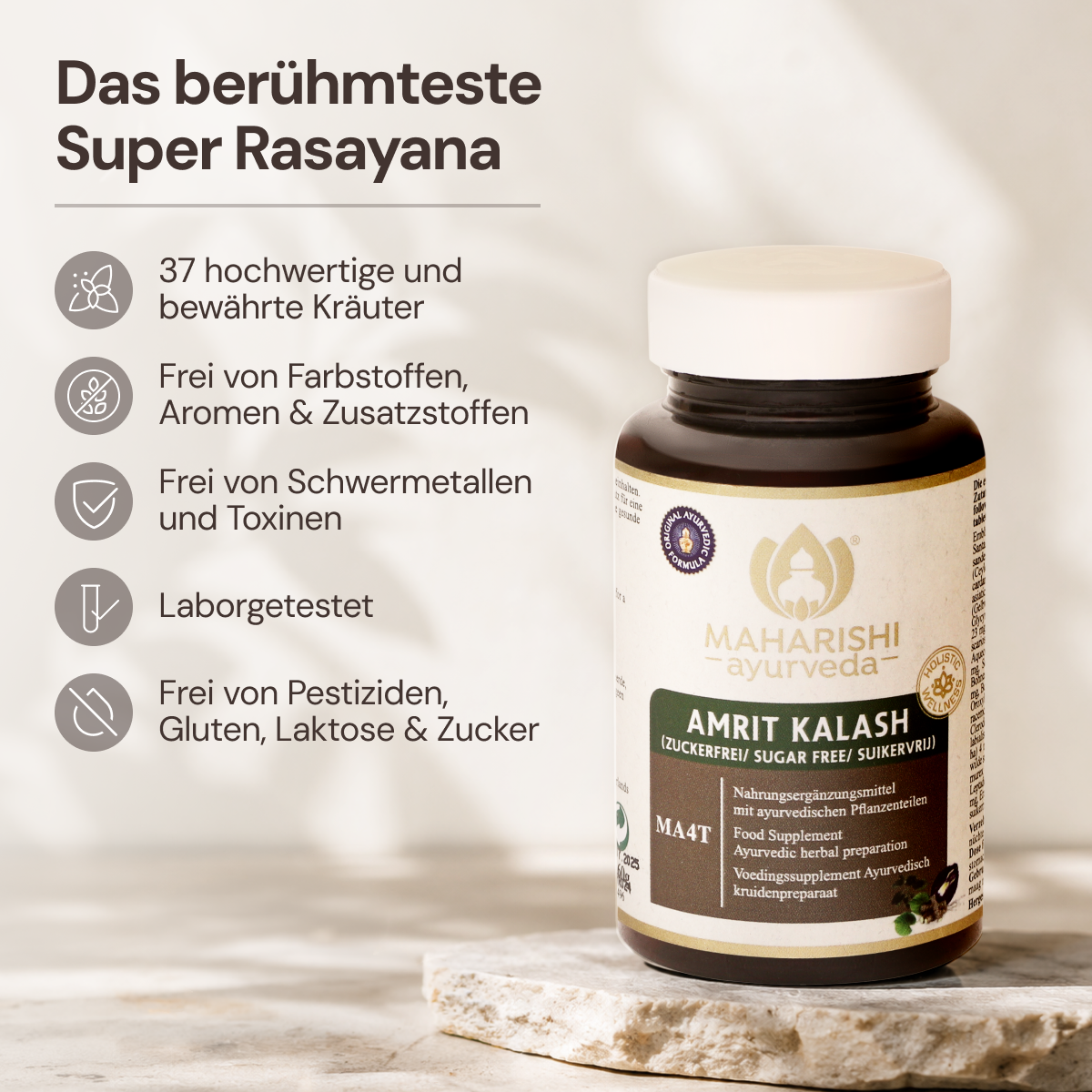 Amrit Kalash MA4T mit 37 ayurvedischen Kräutern
