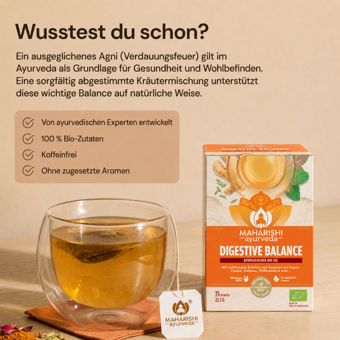 Ayurveda Produktdarstellung