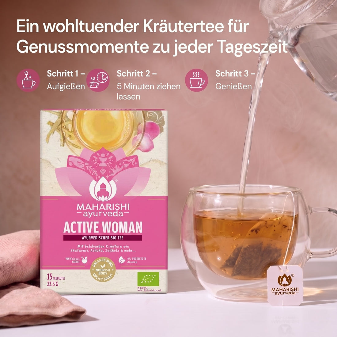 Ayurvedisches Kräuterprodukt für Wohlbefinden