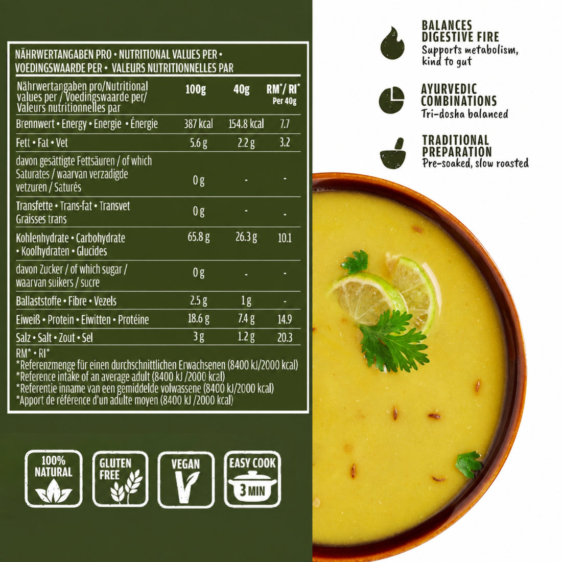 Ayurvedisches Naturprodukt