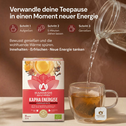 Kapha Soothe Tea für eine belebende Teepause
