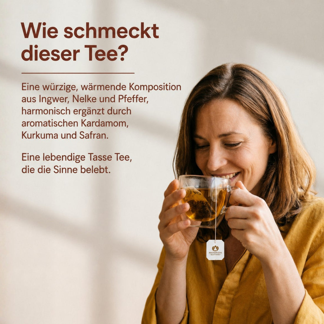 Organic Kapha Soothe Tea Produktdarstellung