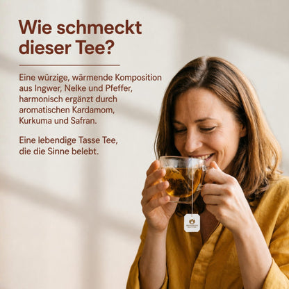 Organic Kapha Soothe Tea Produktdarstellung