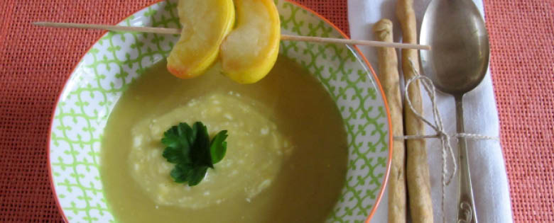 Curry-Apfel-Selleriesuppe (Kapha-Suppe)