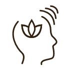 Ayurveda Produkt- und Markenmotiv