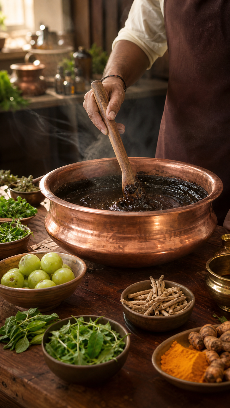 Die Wissenschaft ayurvedischer Kräuterkombinationen