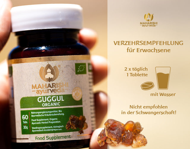 Guggul – Verzehrempfehlung