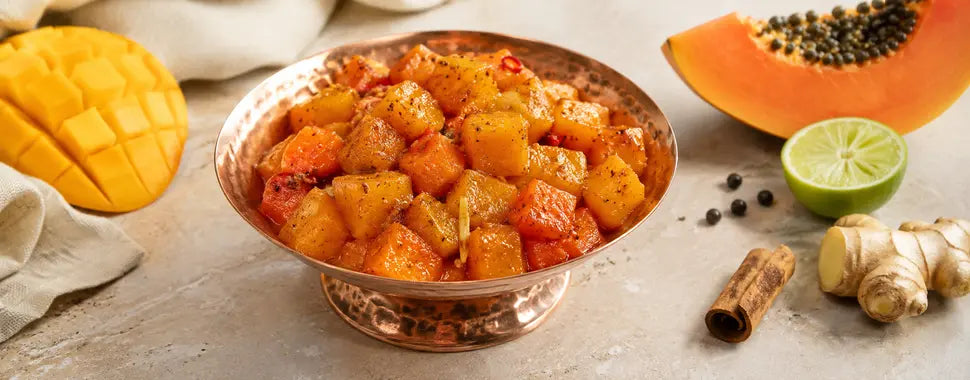 Papaya-Sharaya Mango Chutney