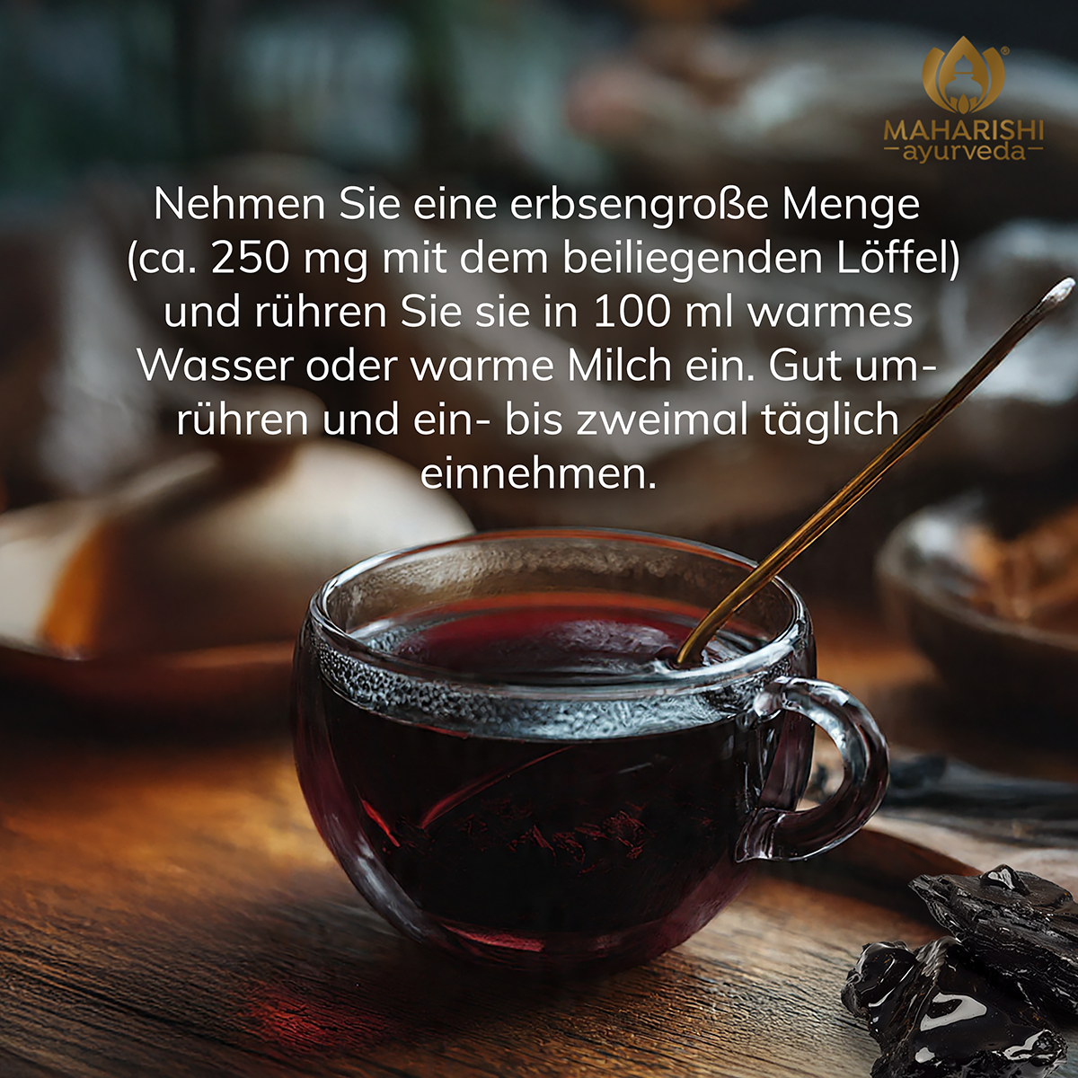 Shilajit Harz Produktdarstellung